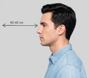 Distance from camera